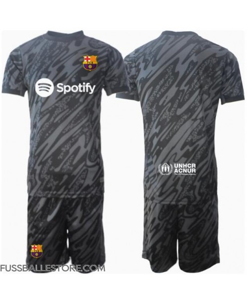Günstige Barcelona Torwart 3rd trikot Kinder 2024-25 Kurzarm (+ Kurze Hosen)